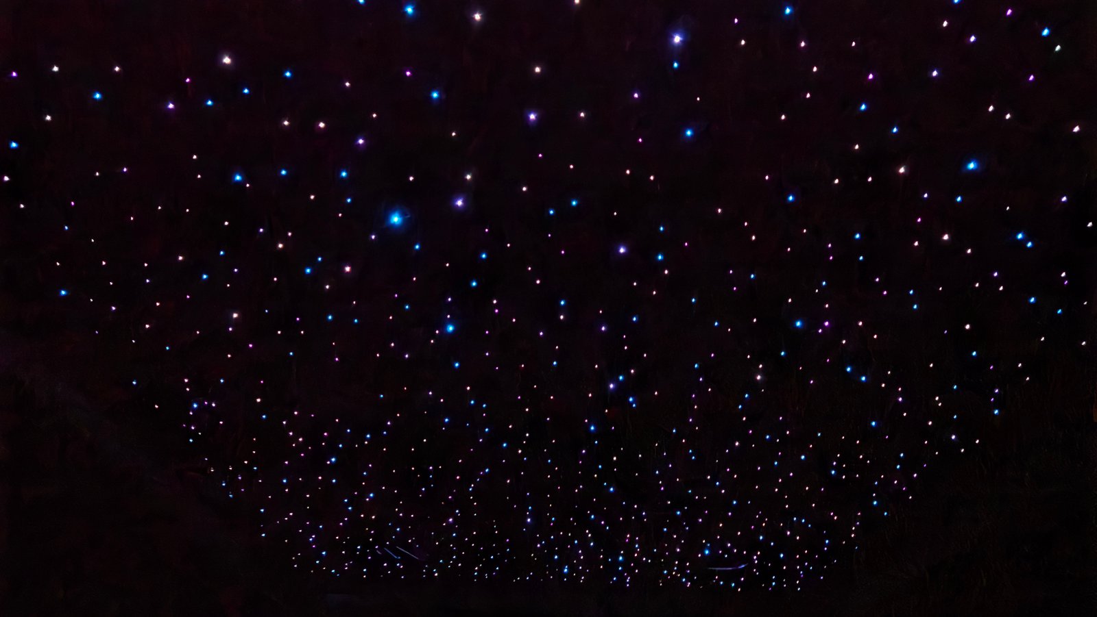 Bespoke starfield above seating